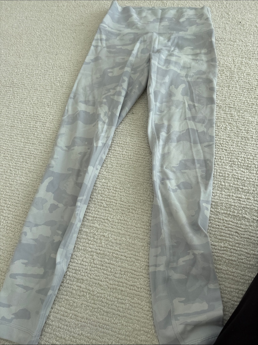 lululemon athletica Light Gray Camo High-Waist Leggings